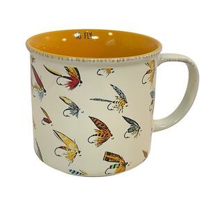 Spectrum Designz 18 oz Coffee Tea Mug SO FLY Hooks Lures Fly Flies Fishing